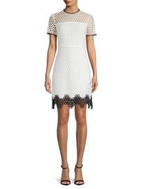 shoshanna Carter Mesh Sheath Dress at Saks Fifth Avenue